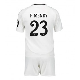 Dětské fotbalový komplet Real Madrid Ferland Mendy #23 Domácí košile 2024-25 Krátkým Rukávem